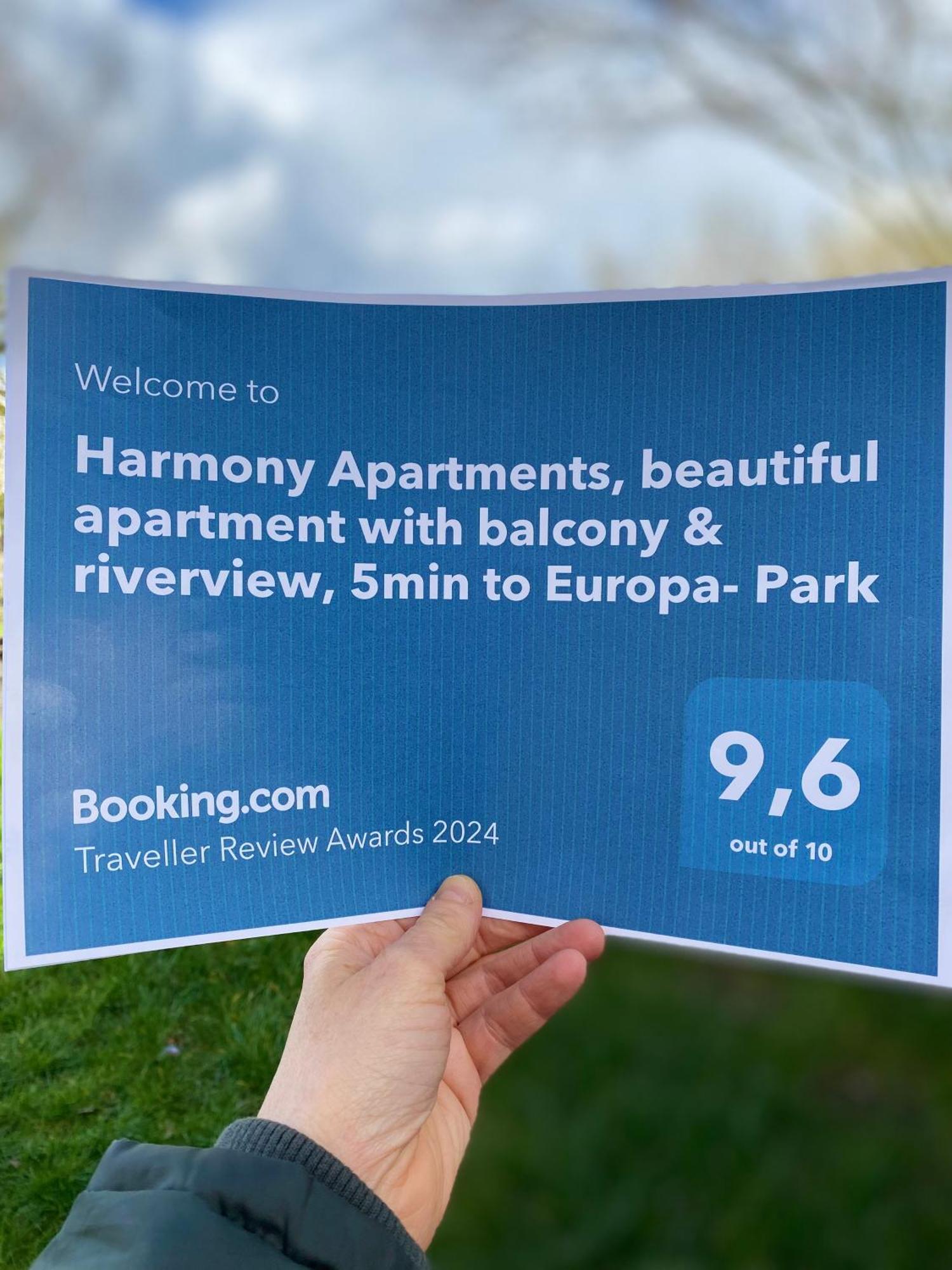 Harmony Apartment, Your In With Balcony & River-view, 5min To Europa-park